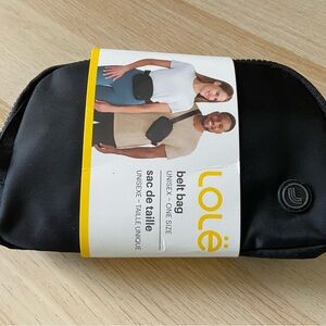 NWT Lole Black Crossbody Belt Bag